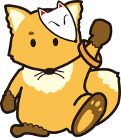 イラスト：認知症支援キャラクター「こんちゃん」