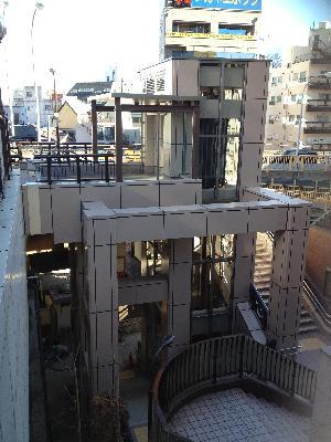 写真:田端ふれあい橋エレベーター