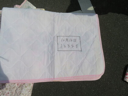品目に直接必要事項を記入